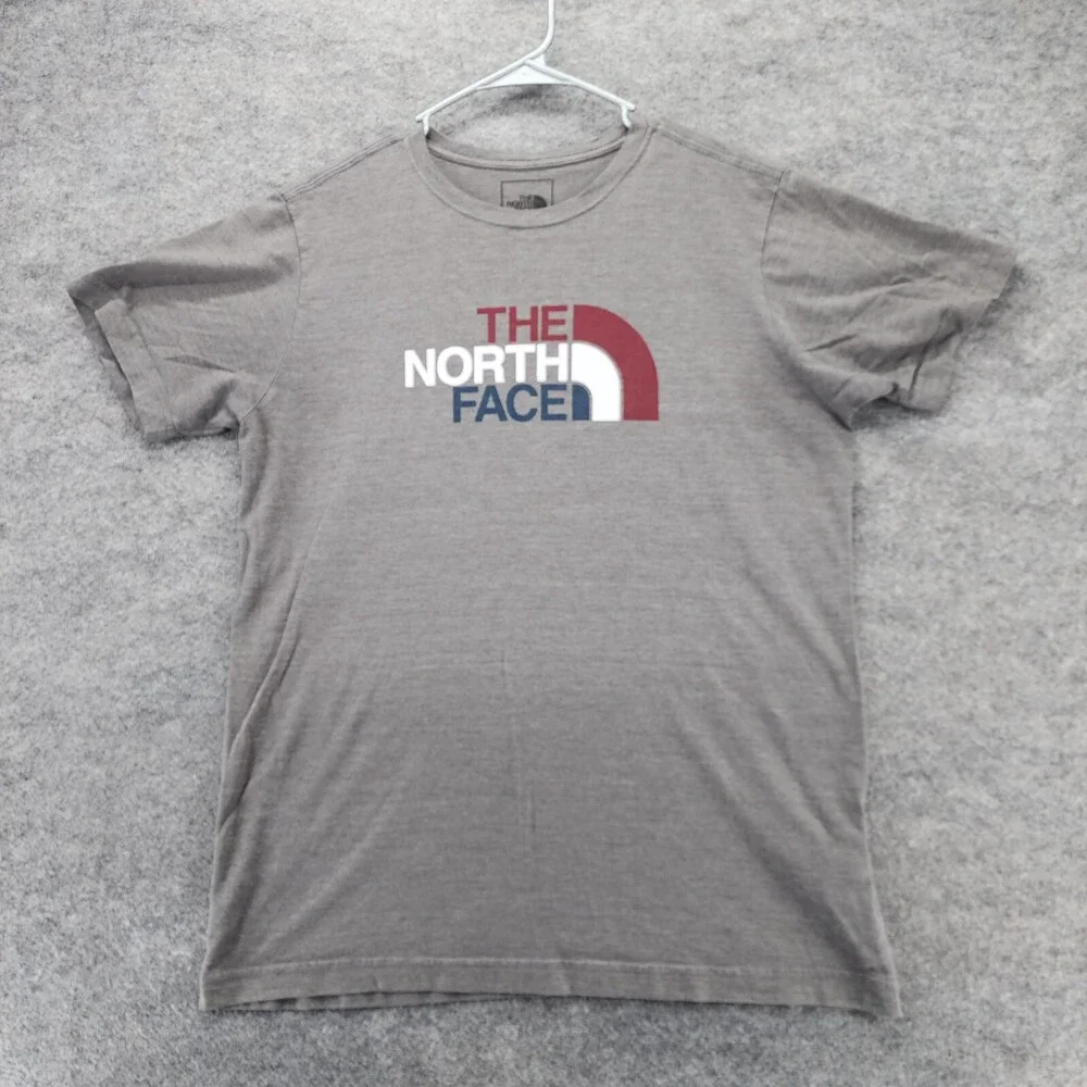 The North Face Shirt Mens Large Short Sleeve Gray